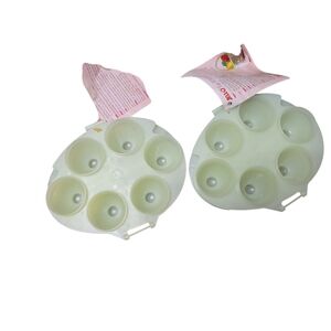 2005 Jello Smooth 6 Egg JIGGLER MOLD NEW OLD STOCK Set Of 2